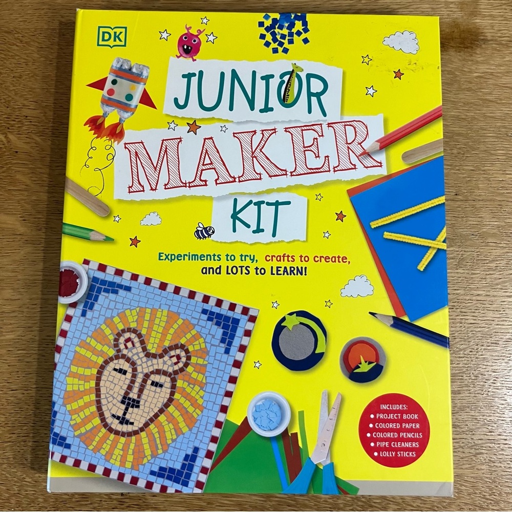 "Junior Maker Kit" Kid's Book and Activity set